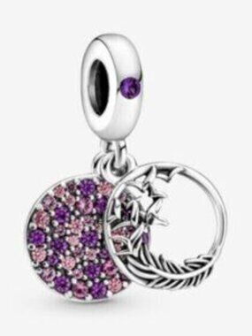 Pandora Pav�� Feather Dangle Charm